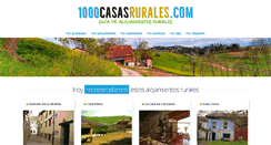 Desktop Screenshot of 1000casasrurales.com